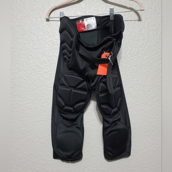 Alleson Athletic ICON Black Integrated Padded Football Pants Youth Medium - Picture 1 of 8